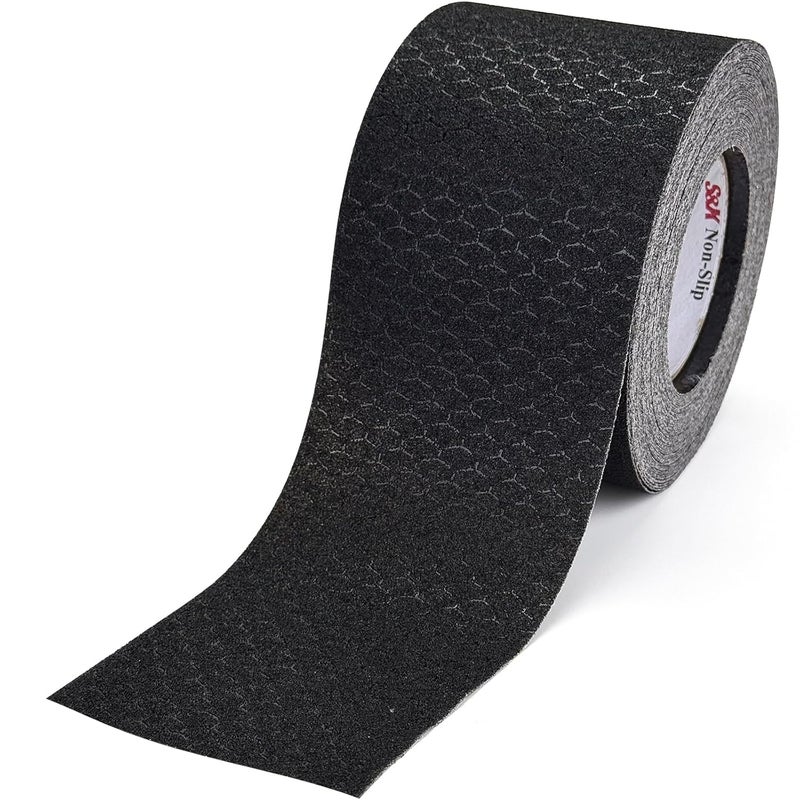SX Anti Slip Tape 4" x 60' Premium High Traction Grip Tape for Outdoor Stairs, Decks, Ramps - Waterproof & Durable - Image 1